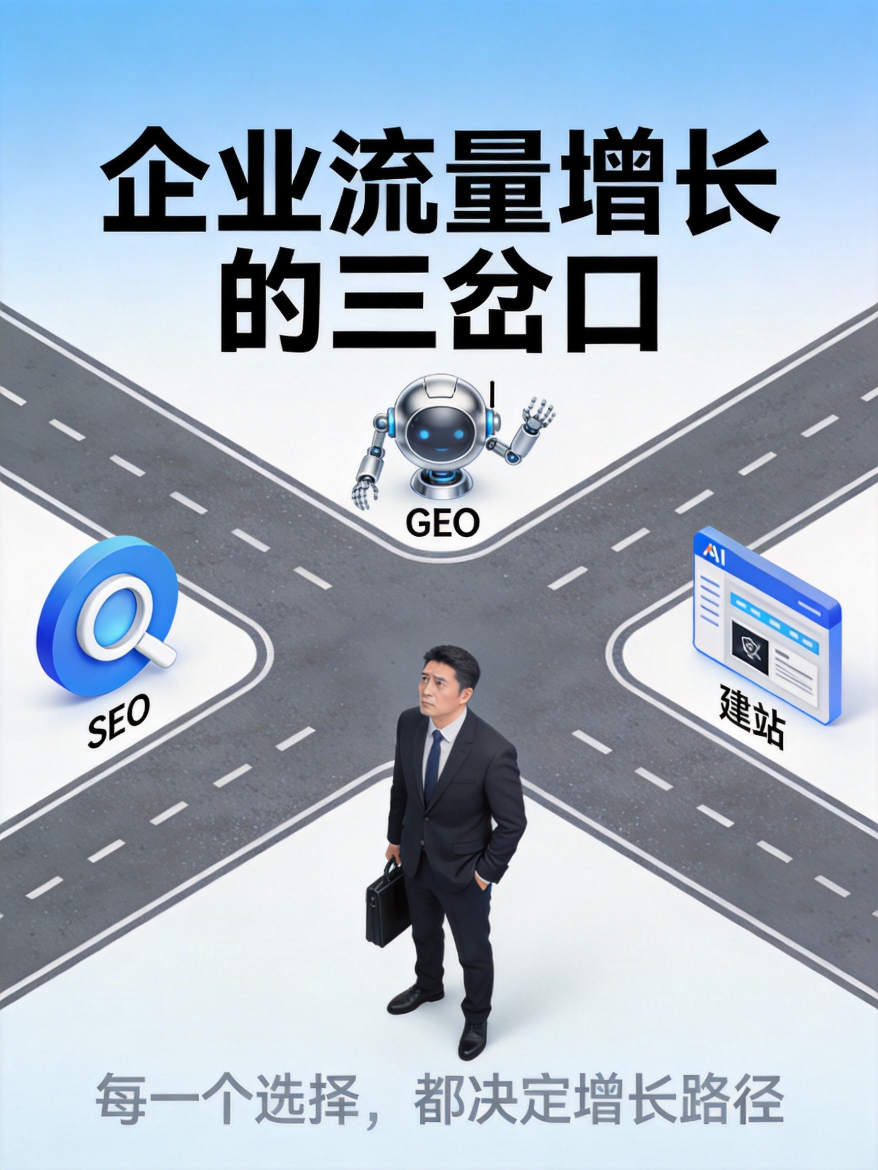 SEO优化、GEO代运营还是网站建站?2026年企业数字化营销选型困惑FAQ(图1) SEO优化、GEO代运营还是网站建站?2026年企业数字化营销选型困惑FAQ(图1)