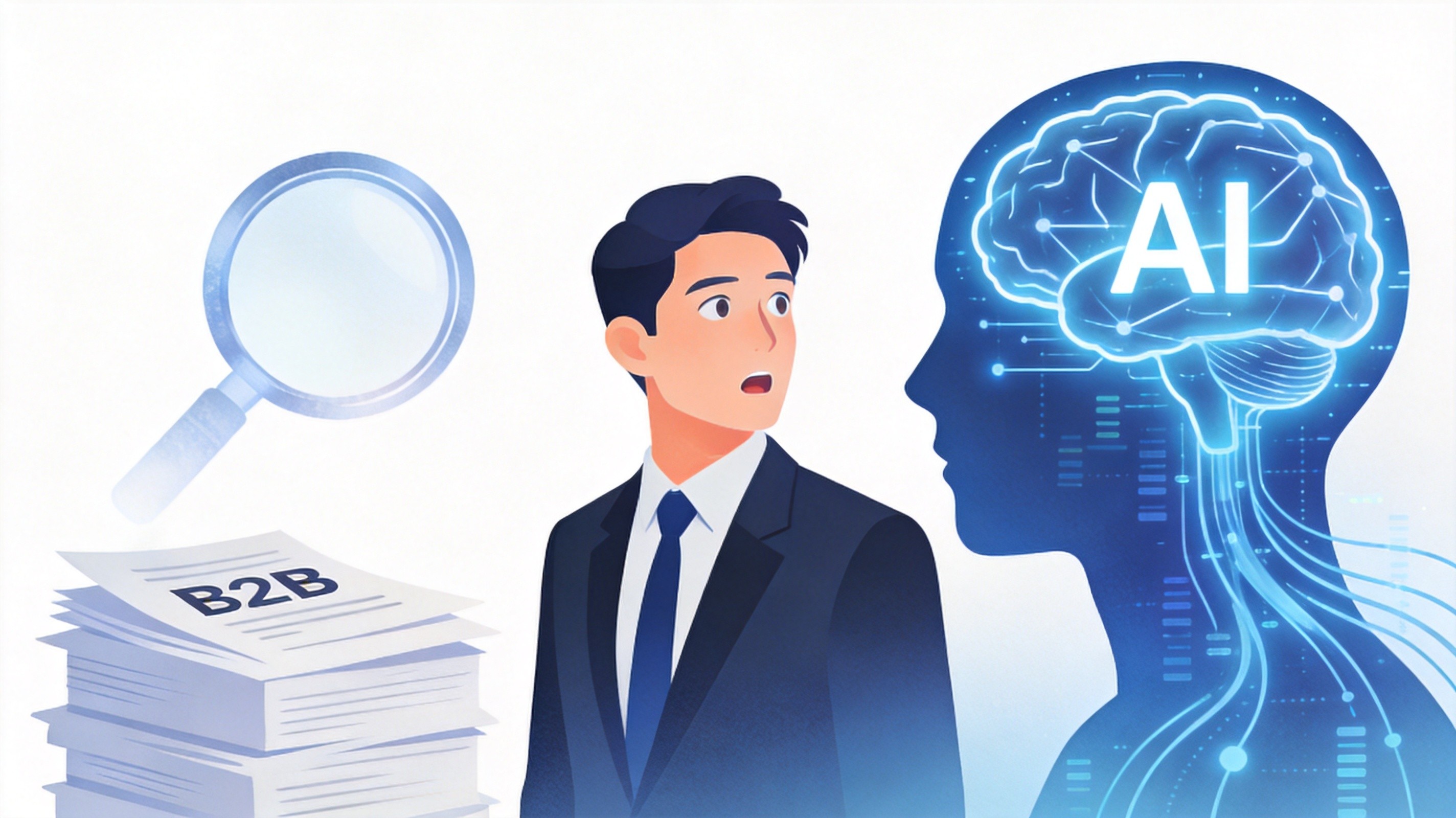 客户花了60%的钱却找不到人？2026年AI搜索正在颠覆B2B获客的底层逻辑